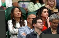 Emma Raducanu's mother Renee watches her daughter in action | Image Source: Getty